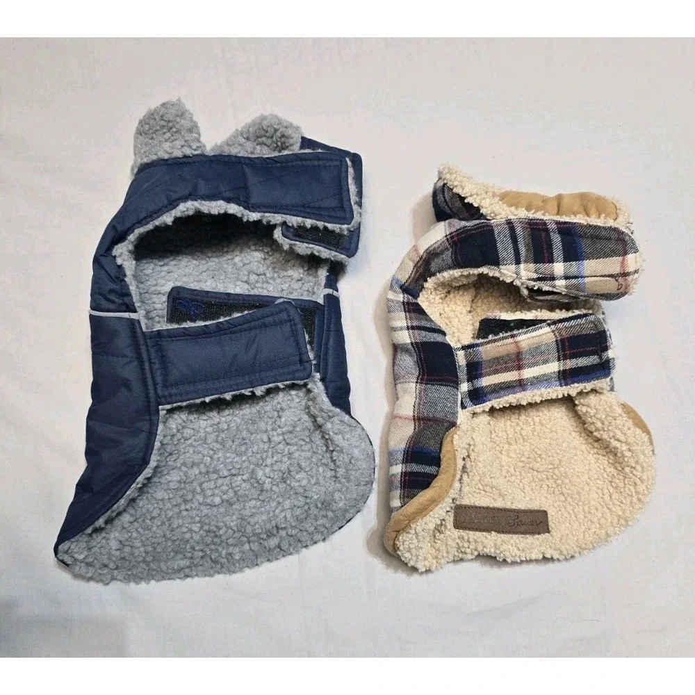 Eddie‎ Bauer Pet Coat Lot Of 2 Size Small